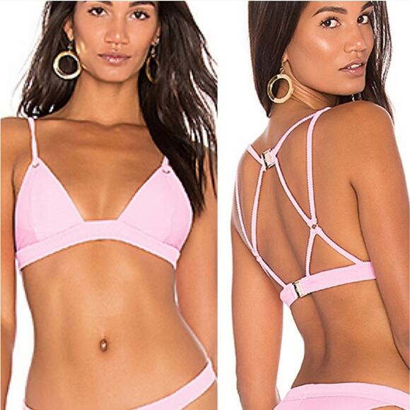Kopper + Zinc Luca Ribbed Bikini Top - Picture 1 of 9